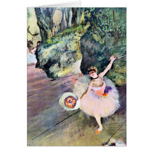 Dancer with a Bouquet of Flowers by Edgar Degas