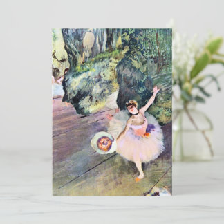 Dancer with a Bouquet of Flowers by Edgar Degas
