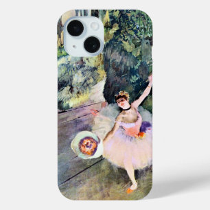 Dancer with a Bouquet of Flowers by Edgar Degas iPhone 15 Case