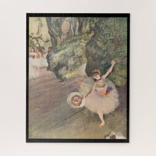 "Dancer with a Bouquet of Flowers" by Edgar Degas Jigsaw Puzzle