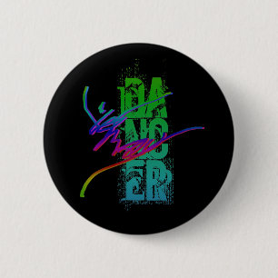 DANCER with DANCER ARTWORK 2 Inch Round Button