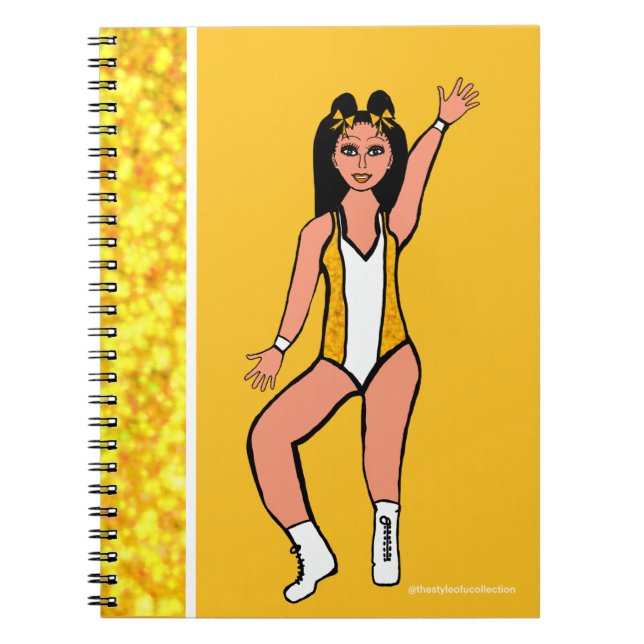 Dancer Yellow  Spark Notebook #2 (Front)