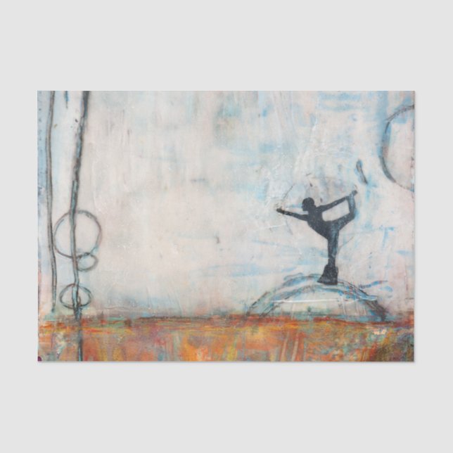 Dancer Yoga Girl - Tissue Paper (Front)