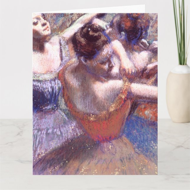 Dancers 1899 Edgar Degas    Card (Front)