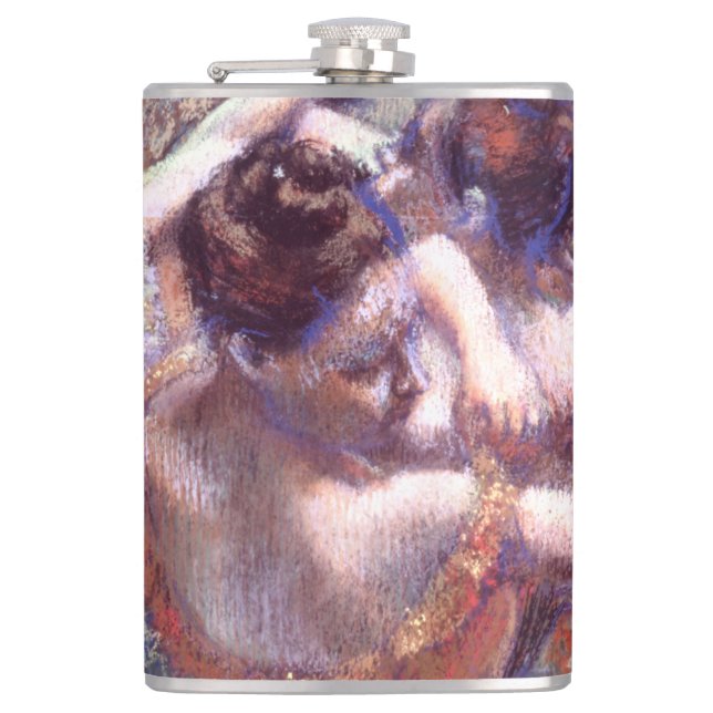 Dancers 1899 Edgar Degas      Hip Flask (Front)