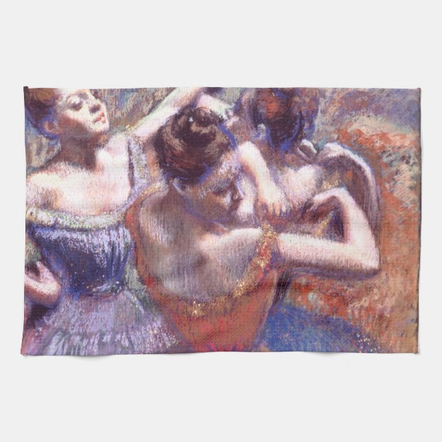 Dancers 1899 Edgar Degas    Kitchen Towel (Horizontal)