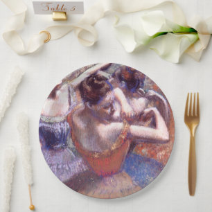 Dancers 1899 Edgar Degas    Paper Plate