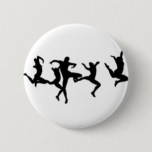 DANCERS 2 INCH ROUND BUTTON