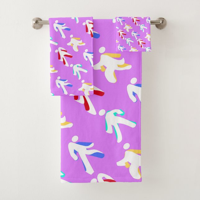 Dancers Bath Towel Set (Insitu)