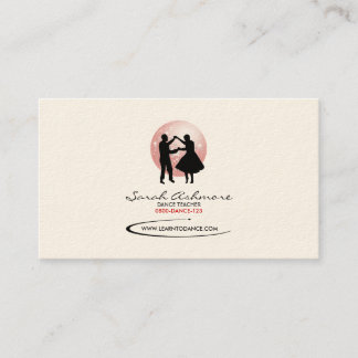 Dancers Business Card (Disco Ball BG v2)