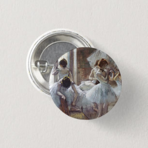 Dancers Edgar Degas  1 Inch Round Button