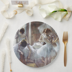 Dancers Edgar Degas    Paper Plate