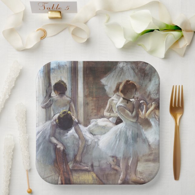 Dancers Edgar Degas    Paper Plates (Wedding)