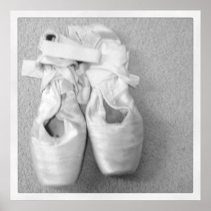 Dancers En Pointe Photograph Poster