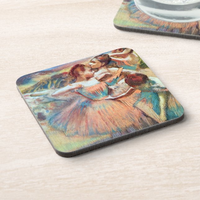 Dancers in a Landscape by Edgar Degas Coaster (Left Side)