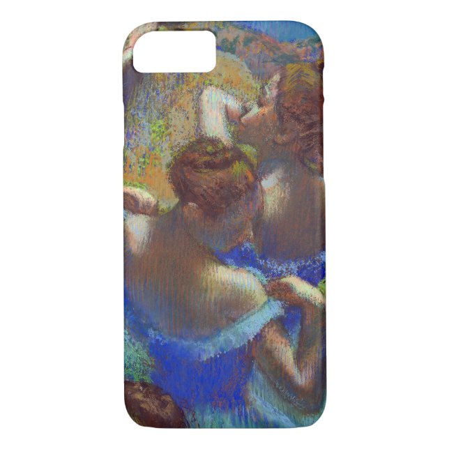 Dancers in Blue, Edgar Degas Case-Mate iPhone Case (Back)