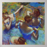 Dancers in Blue, Edgar Degas