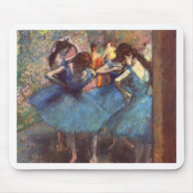 Dancers in Blue Mouse Pad (Front)