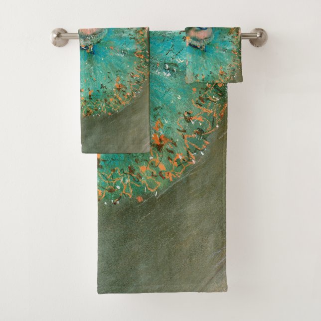 Dancers in Green by Edgar Degas Bath Towel Set (Insitu)