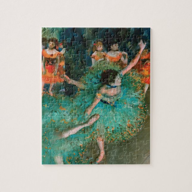 Dancers in Green by Edgar Degas Jigsaw Puzzle (Vertical)