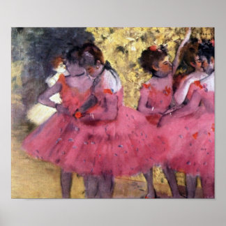 Dancers in Pink Between the Scenes Poster