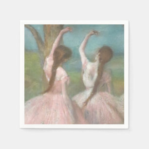 Dancers in Pink Edgar Degas Napkin