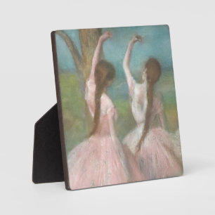 Dancers in Pink Edgar Degas Plaque