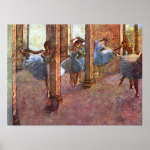 Dancers In the Foyer - Edgar Degas - 1887 Poster