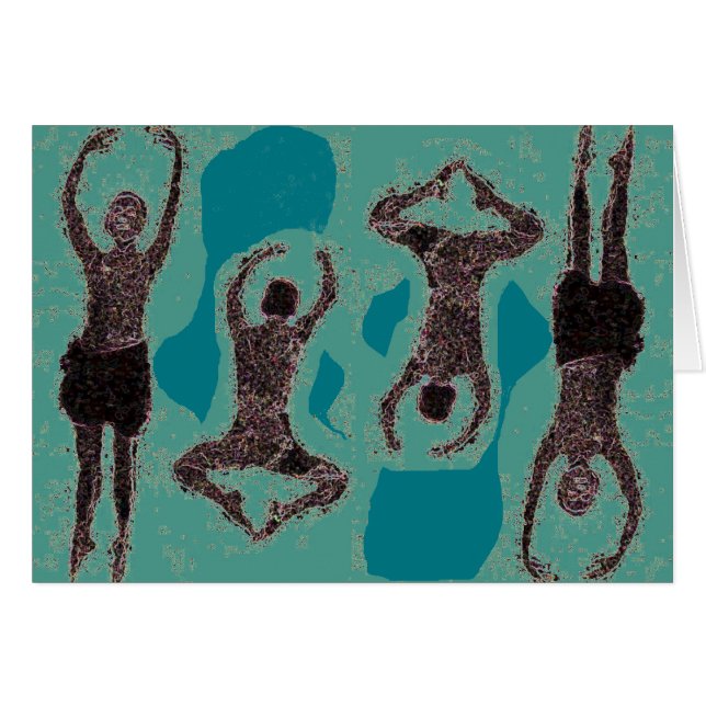 Dancers Jumping Graphic Pattern (Front Horizontal)