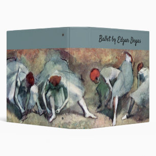 Dancers Lacing Their Shoes by Edgar Degas Binder