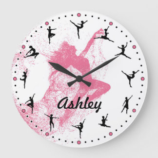 Dancer's Time Personalizable Wall Clock