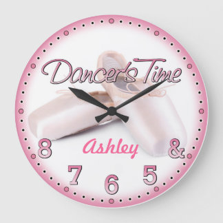 Dancer's Time Personalizable Wall Clock