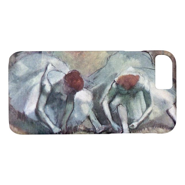 Dancers Tying Their Shoes, Edgar Degas Case-Mate iPhone Case (Back (Horizontal))