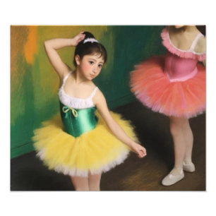 Dancers with beautiful bright colors photo print