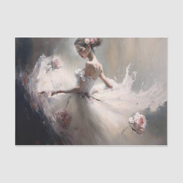 Dances with the roses tissue paper (Front)