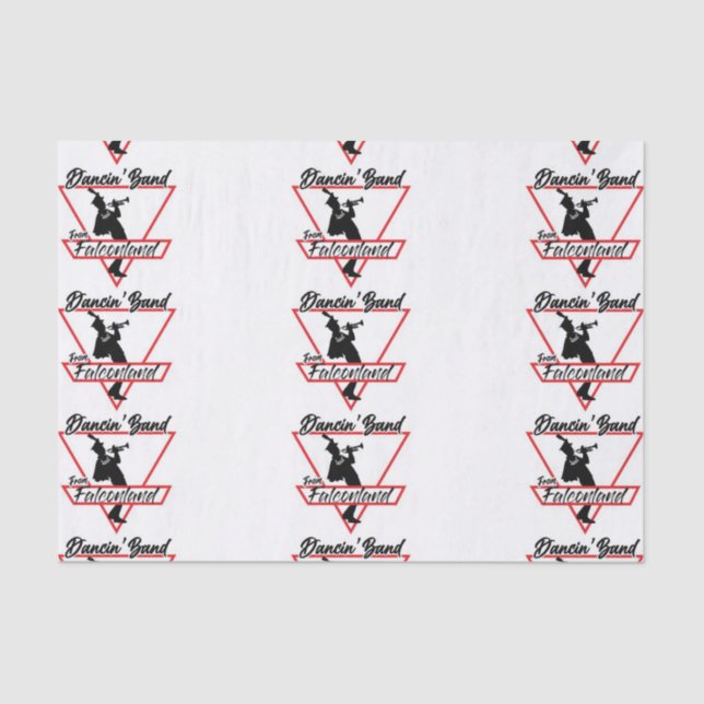 Dancin' Band From Falconland Tissue Paper (Front)