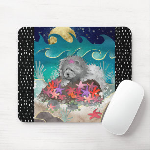 DANCIN WITH THE STARZ Blue Chow - Mousepad