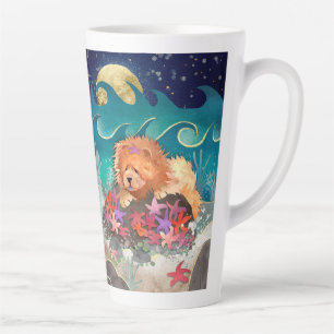 DANCIN' WITH THE STARZ Red Chow Latte Mug