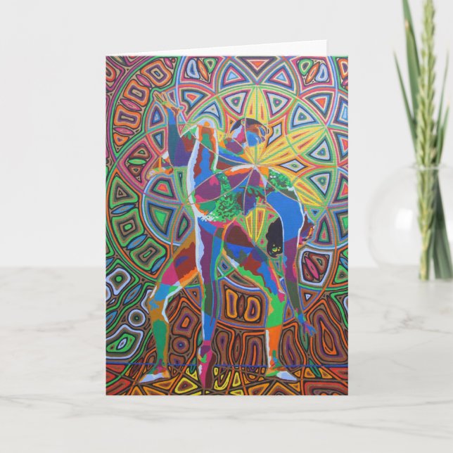 Dancing - 2011 as greetingcard card (Front)