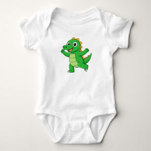 Dancing Alligator Baby Bodysuit