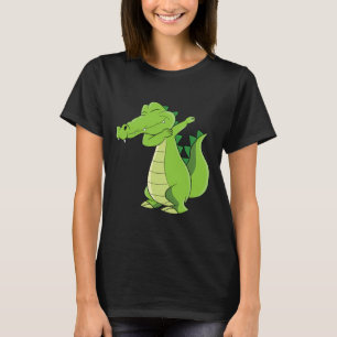 Dancing Alligator Gift Funny Dabbing Alligator  T-Shirt