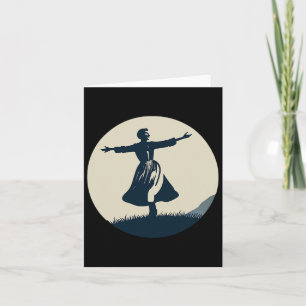 Dancing Alpine Maria Sound Of Music Family Musical Card