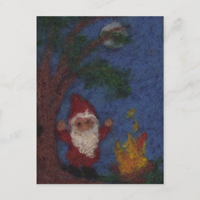 Dancing around the fire postcard (Front)