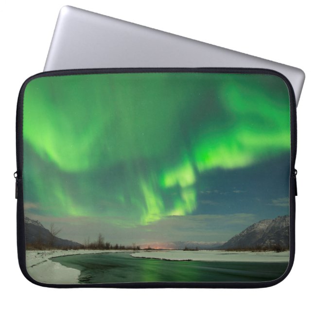 Dancing Aurora Laptop Sleeve (Front)