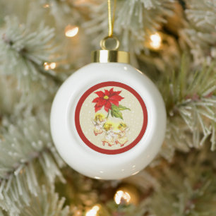 Dancing Baby Angels Christmas Ornament