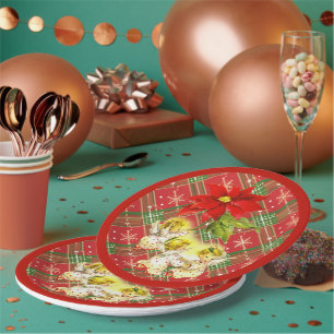 Dancing Baby Angels Christmas Plates