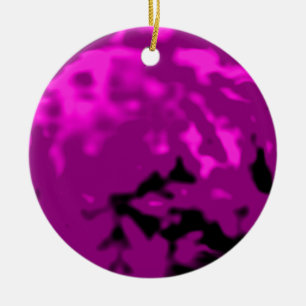 Dancing Ball Purple Silver Tra MUSEUM Zazzle Gifts Ceramic Ornament