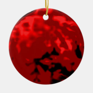 Dancing Ball Red Silver Trans MUSEUM Zazzle Gifts Ceramic Ornament