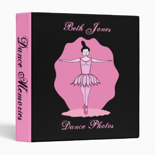 Dancing Ballerina Binder
