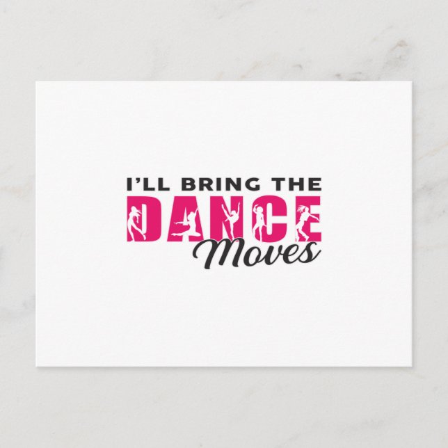 Dancing Ballerina Dance Queen Dancer Gift Idea Postcard (Front)